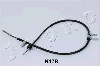 Трос стояночного тормоза Kia Picanto 1.0 (04-),Kia Picanto 1.1 (04-) JAPKO 131K17R (фото 1)