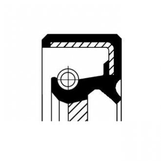 Сальник кулачкового валу, Уплотняющее кольцо вала, автоматическая коробка передач CORTECO 19035164B (фото 1)
