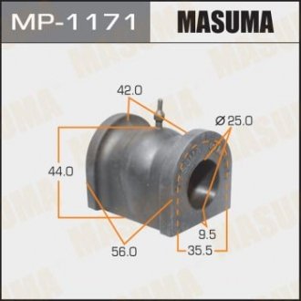 Втулка стабілізатора К-Т2ШТ. Masuma MP1171