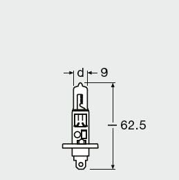 ZAROWKA 12V H1 55W P14.5S ULTRA LIFE /3 LATA GWARANCJI/ 1- SZT OSRAM 4008321416209 (фото 1)