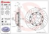 Диск гальмівний S W220 /2-elementowa,nawiercana,pіywaj№ca/ BREMBO 09888023 (фото 1)