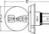 Ліхтар накалу, основная фара, Ліхтар накалу, основная фара HELLA 8GD002088071 (фото 2)