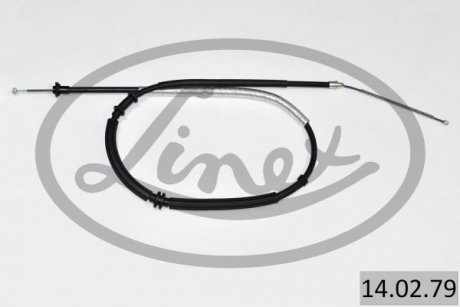 Трос ручного гальма RКCZ. FIAT T. TIPO 1,4-1,6 15- LE/PR LINEX 140279 (фото 1)