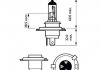 Автомобильная лампа H4 LongeRLife EcoVision 12V P43T-38 PHILIPS 36189630 (фото 2)