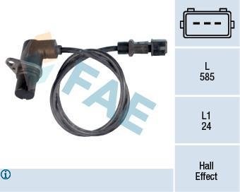 Датчик частоты вращения, управление двигателем FAE 79103 (фото 1)