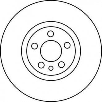 Диск гальмівний CI/FI/PE C8 JUMPY SCUDO P807 Jurid 562224JC