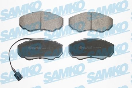 Колодки гальмівні передні 02-06 R15 (1.4t) SAMKO 5SP966