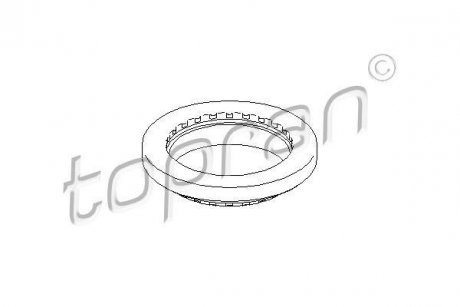 Подшипник качения, опора стойки амортизатора TOPRAN / HANS PRIES 301401