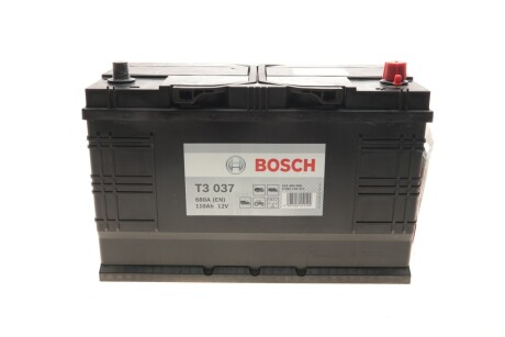 Акумулятор 12В/110Аг/680А/28,58кг BOSCH 0092T30371