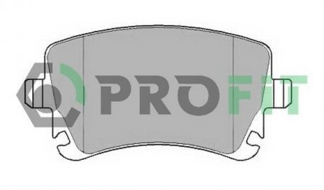 Колодки тормозные дисковые задние VW T5 03- PROFIT 50001644 (фото 1)