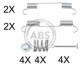 Комплектующие, стояночная тормозная система A.B.S. 0897Q (фото 1)