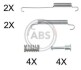 Комплектующие, стояночная тормозная система A.B.S. 0892Q (фото 1)