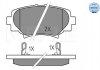 Колодки гальмівні MAZDA T. 3 1,5-2,2D 13- MEYLE 0252587814 (фото 1)