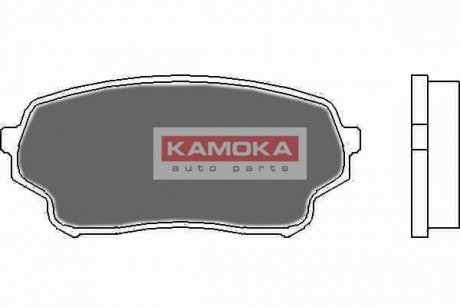 Гальмівні колодки, дискове гальмо (набір) KAMOKA JQ1018154