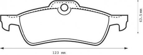 Гальмівні колодки, дискове гальмо (набір) Jurid 573056J (фото 1)