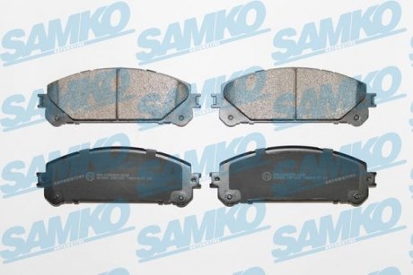 Гальмівні колодки, дискове гальмо (набір) SAMKO 5SP1691