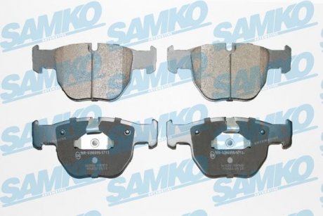 Гальмівні колодки, дискове гальмо (набір) SAMKO 5SP909 (фото 1)