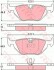 Гальмівні колодки, дискове гальмо (набір) TRW GDB1189 (фото 1)