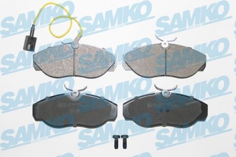 Гальмівні колодки, дискове гальмо (набір) SAMKO 5SP964 (фото 1)