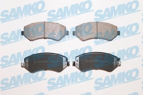 Гальмівні колодки, дискове гальмо (набір) SAMKO 5SP1005