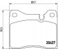 Гальмівні колодки, дискове гальмо (набір) BREMBO P06003 (фото 1)