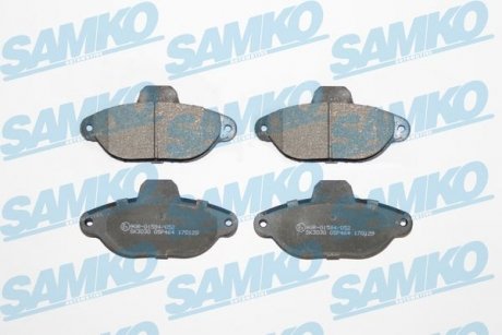 Гальмівні колодки, дискове гальмо (набір) SAMKO 5SP464 (фото 1)