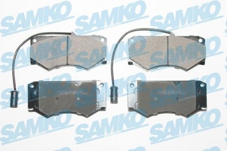 Гальмівні колодки, дискове гальмо (набір) SAMKO 5SP499 (фото 1)