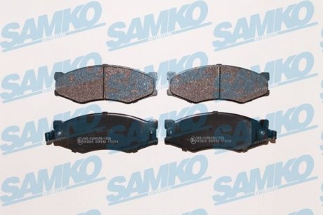 Гальмівні колодки, дискове гальмо (набір) SAMKO 5SP092