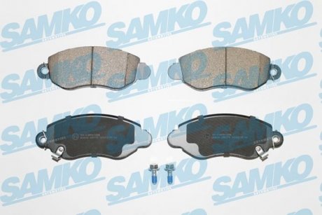 Гальмівні колодки, дискове гальмо (набір) SAMKO 5SP775 (фото 1)