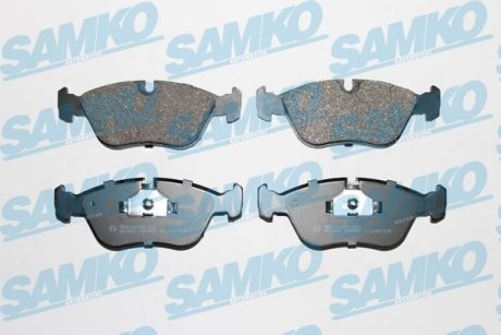 Гальмівні колодки, дискове гальмо (набір) SAMKO 5SP436 (фото 1)