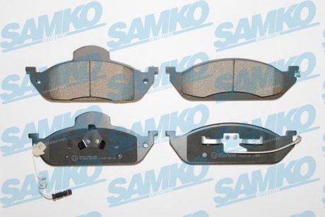Гальмівні колодки, дискове гальмо (набір) SAMKO 5SP983 (фото 1)