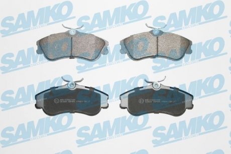 Гальмівні колодки, дискове гальмо (набір) SAMKO 5SP950 (фото 1)
