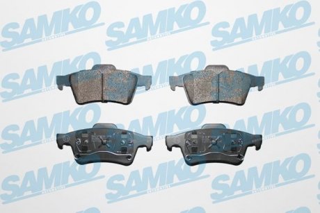 Гальмівні колодки, дискове гальмо (набір) SAMKO 5SP907 (фото 1)