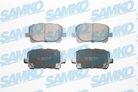 Гальмівні колодки, дискове гальмо (набір) SAMKO 5SP904