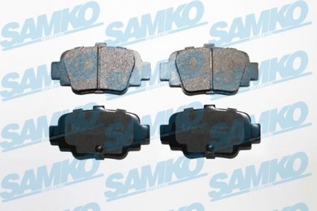 Гальмівні колодки, дискове гальмо (набір) SAMKO 5SP874 (фото 1)