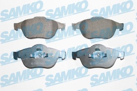 Гальмівні колодки, дискове гальмо (набір) SAMKO 5SP864 (фото 1)