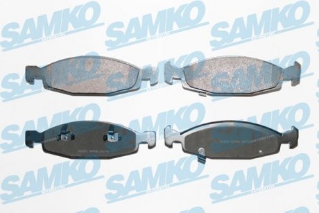 Гальмівні колодки, дискове гальмо (набір) SAMKO 5SP840