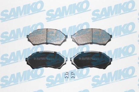 Гальмівні колодки, дискове гальмо (набір) SAMKO 5SP813