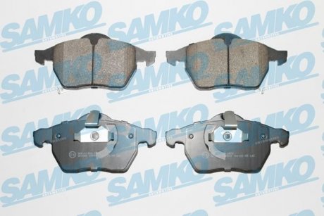 Гальмівні колодки, дискове гальмо (набір) SAMKO 5SP812