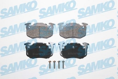 Гальмівні колодки, дискове гальмо (набір) SAMKO 5SP801 (фото 1)
