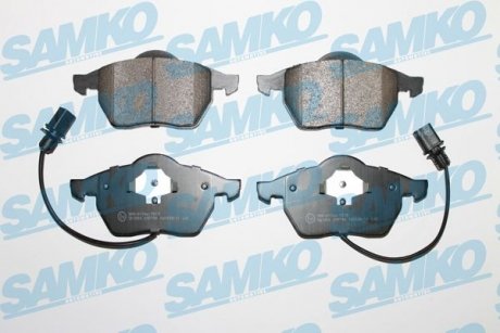 Гальмівні колодки, дискове гальмо (набір) SAMKO 5SP790 (фото 1)
