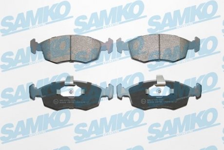 Гальмівні колодки, дискове гальмо (набір) SAMKO 5SP785 (фото 1)
