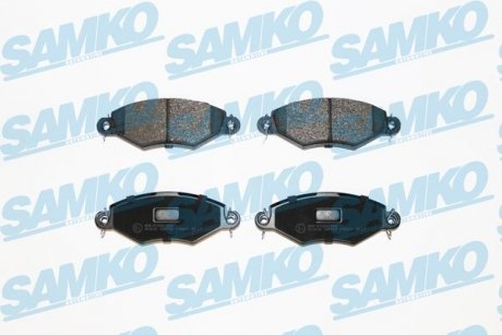 Гальмівні колодки, дискове гальмо (набір) SAMKO 5SP708