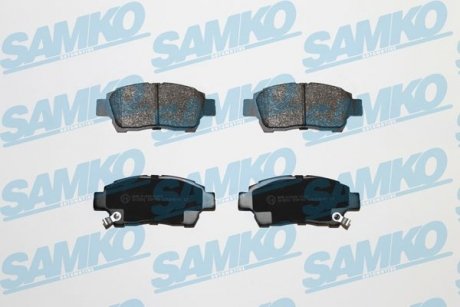 Гальмівні колодки, дискове гальмо (набір) SAMKO 5SP700