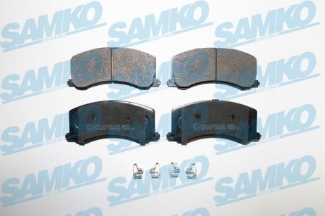 Гальмівні колодки, дискове гальмо (набір) SAMKO 5SP665