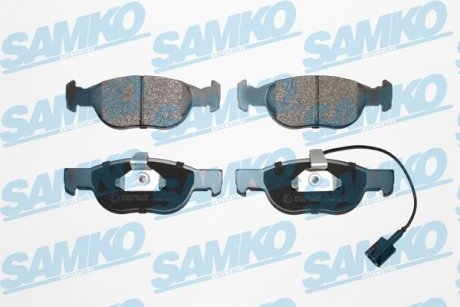 Гальмівні колодки, дискове гальмо (набір) SAMKO 5SP652