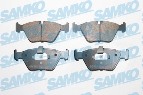 Гальмівні колодки, дискове гальмо (набір) SAMKO 5SP649 (фото 1)
