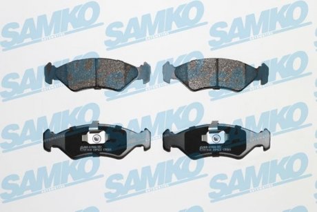 Гальмівні колодки, дискове гальмо (набір) SAMKO 5SP625