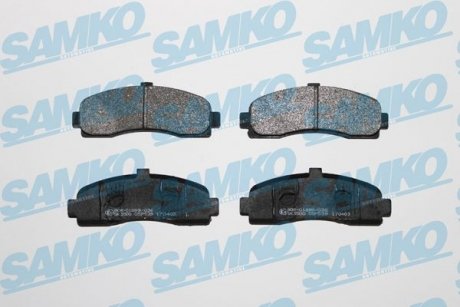 Гальмівні колодки, дискове гальмо (набір) SAMKO 5SP539 (фото 1)