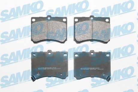 Гальмівні колодки, дискове гальмо (набір) SAMKO 5SP510